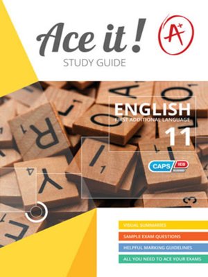 cover image of Ace It! English Fal Grade 11